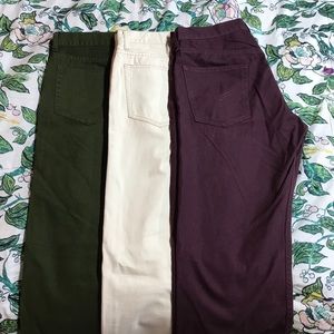 JCREW & Levi’s slim straight jeans